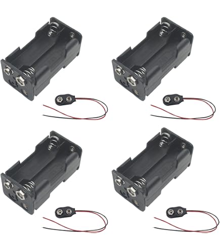 Amazon.com: ZZLZX 4AA Battery Case Kit 4Set 4x1.5V AA Battery